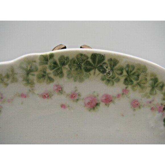 Vintage Clover Pink Floral Pattern Plate 7" Replacement Wedding Salad Porcelain - Picture 7 of 12